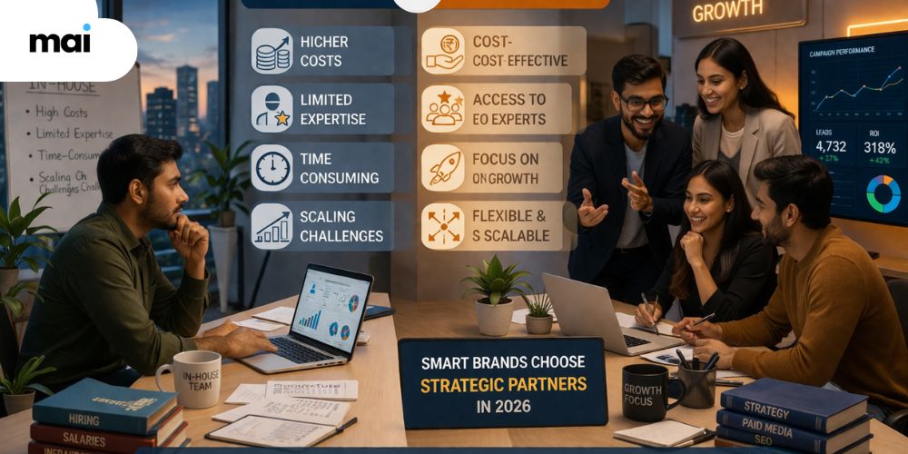 “In-House vs. Outsourced” Debate: Why Smart Indian Brands are Choosing Strategic Marketing Partners in 2026