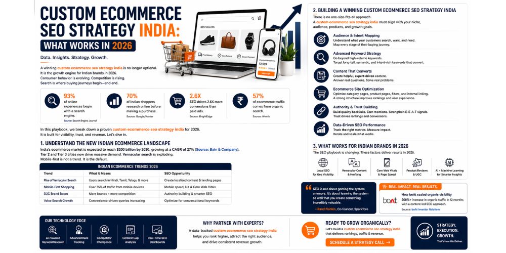 custom ecommerce seo strategy india
